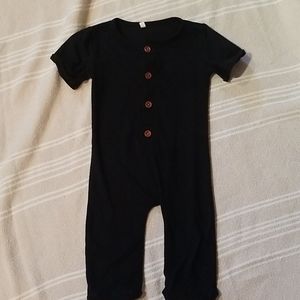 Boutique Black Romper Baby 12 months